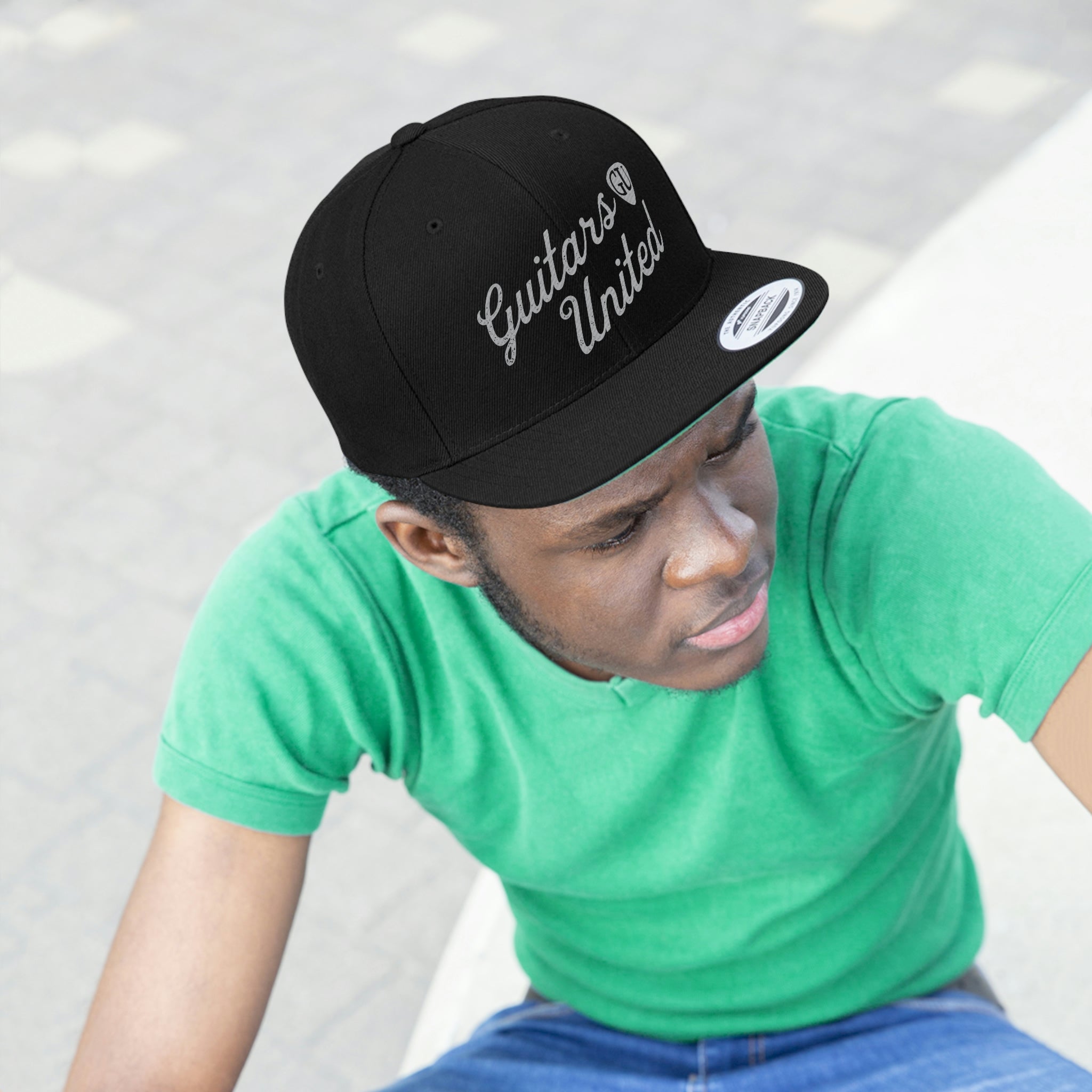 Silver Script Cap