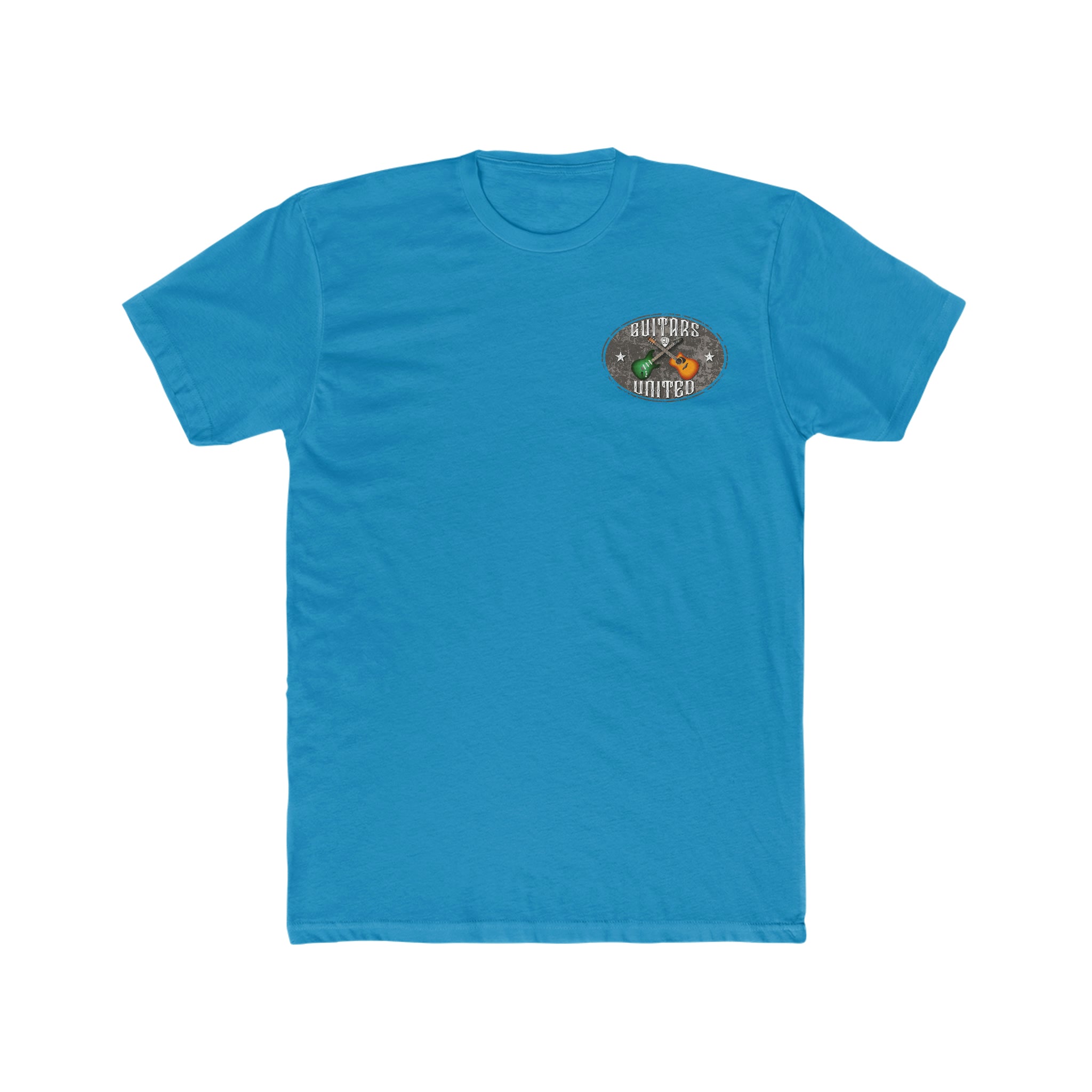 Rocket Launch Blue Guitar Tee