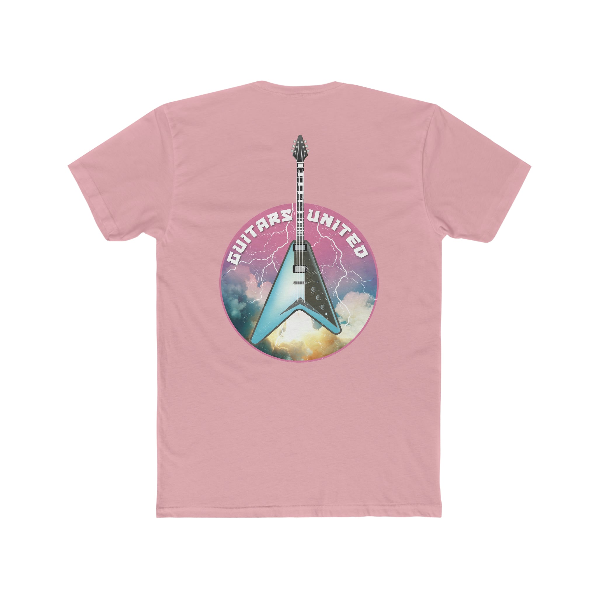 Rocket Launch Blue Guitar Tee