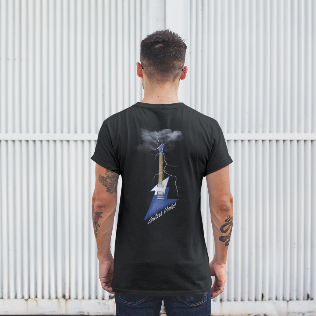 Lightning from Above Tee - Blue